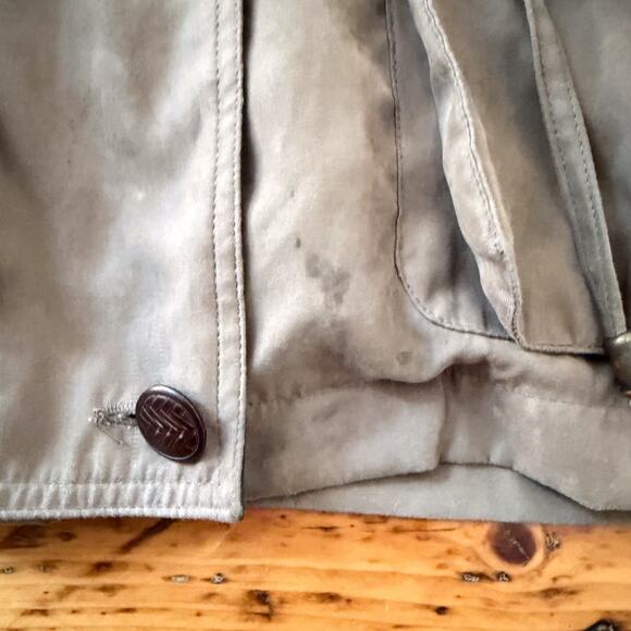 Vintage J.G. Hook Made In Ukraine Field Jacket Barn Coat S Hood Drawstring Waist - Picture 9 of 13